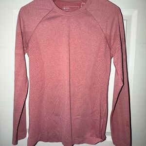 Figs Women's Salta Seamless Longsleeve Underscrub in Mauve